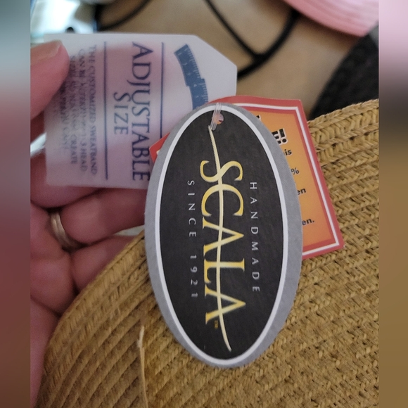 NWT Scala handcrafted mens hat with band multi color - Picture 4 of 6